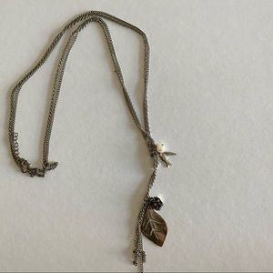 Silver Long Necklace